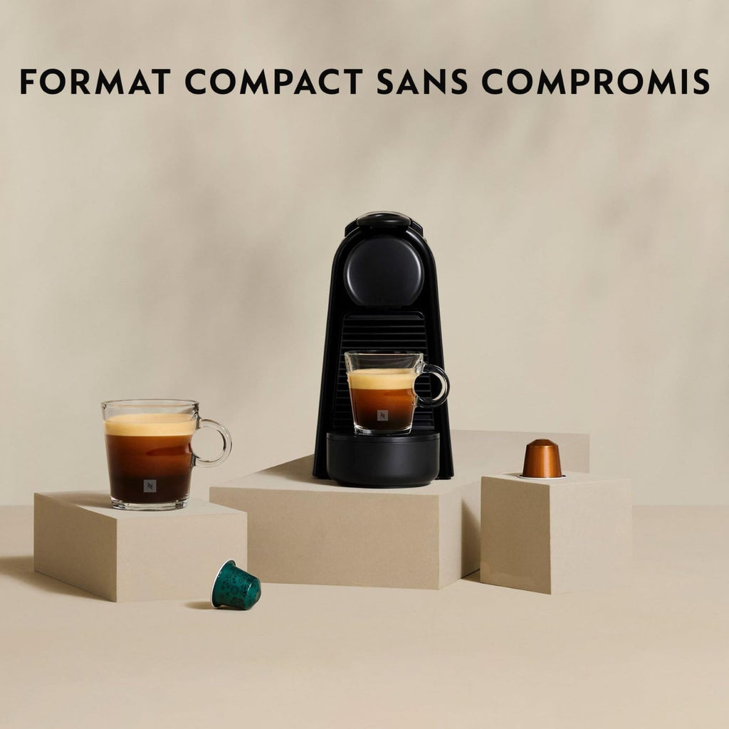 Machine à Café Essenza Mini Noir, 19 Bars,Expresso et Lungo, Arrêt Automatique, EN85.B, Noir